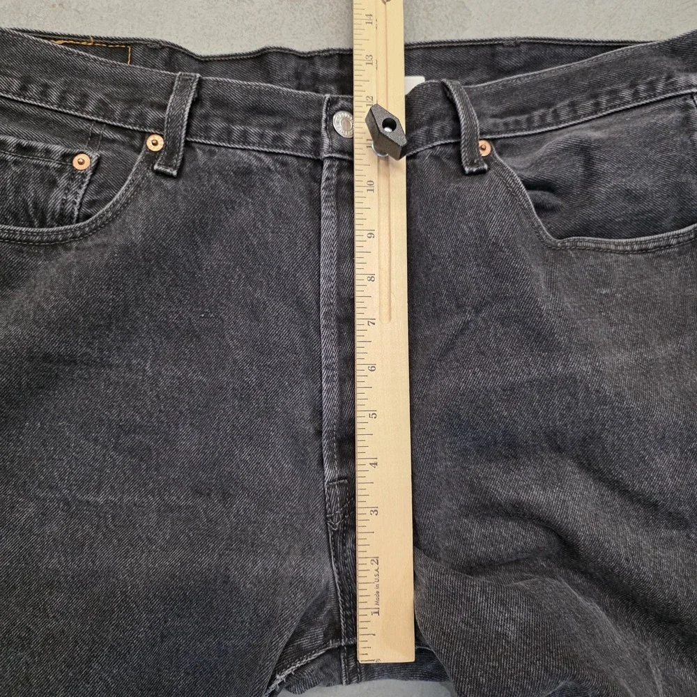 Levi's 501 XX Jeans Mens 38x31 Black Straight Fit Button Fly 00501-0660 Vintage